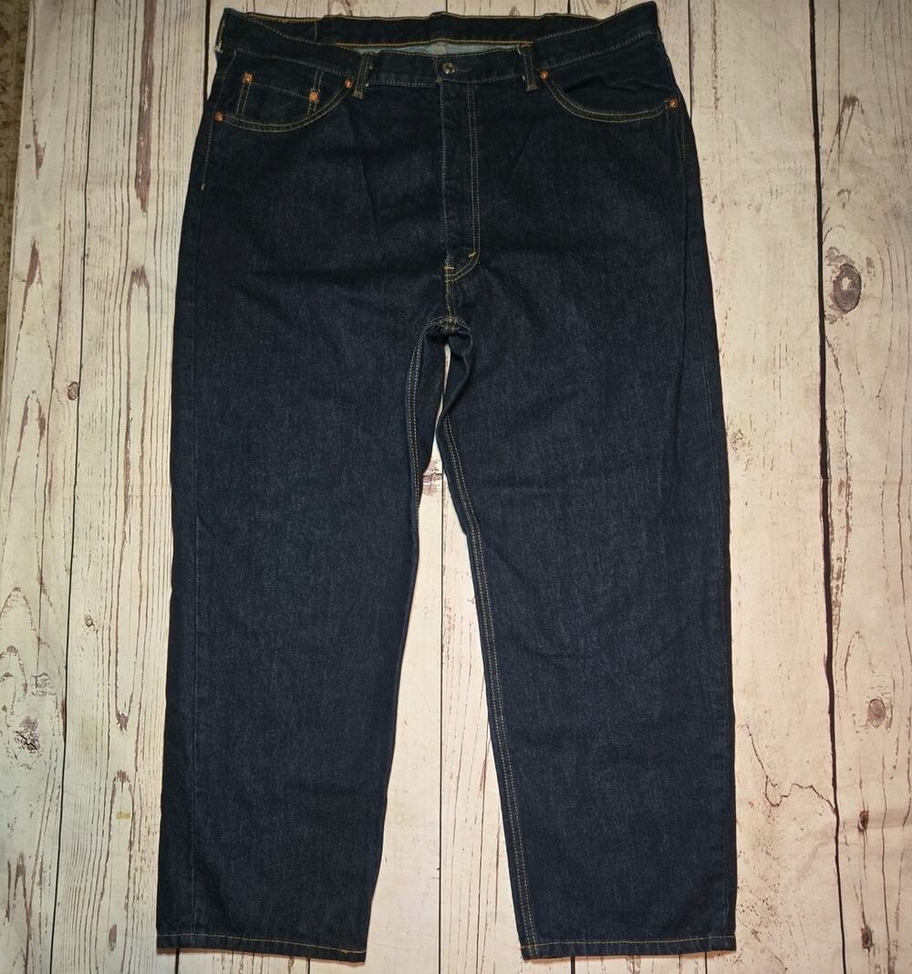 Levi’s 550 Straight Leg Jeans Mens 42 x 30 Dark wash Blue Denim